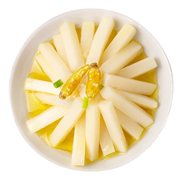 Wholesale Chinese Pickled Food Bamboo Shoot Sliced Snacks With Crunchy Taste