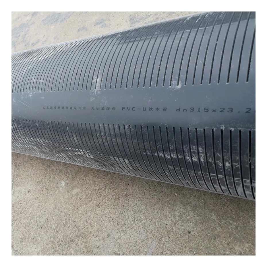 factory sale pvc screen perforated pipes drainage for water well