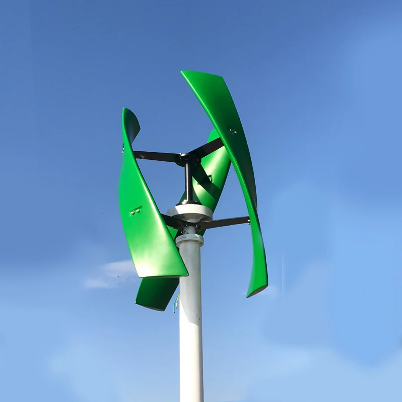 800W 1KW 2KW 3KW 5KW Home VAWT Vertical Axis Wind Turbine Generators With CE RoHS
