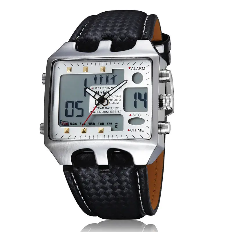 Men AD0930 Reloj Digital Sport Watches Analog Digital Quartz 3ATM Waterproof Dive Fashion Military Watch Relogio Male Clock