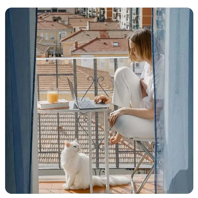 Durable Balcony Net for Poultry Farming Garden Protection Plastic Fence Chicken Netting Wire Mesh Pet Dog Cat Anti Fall Netting