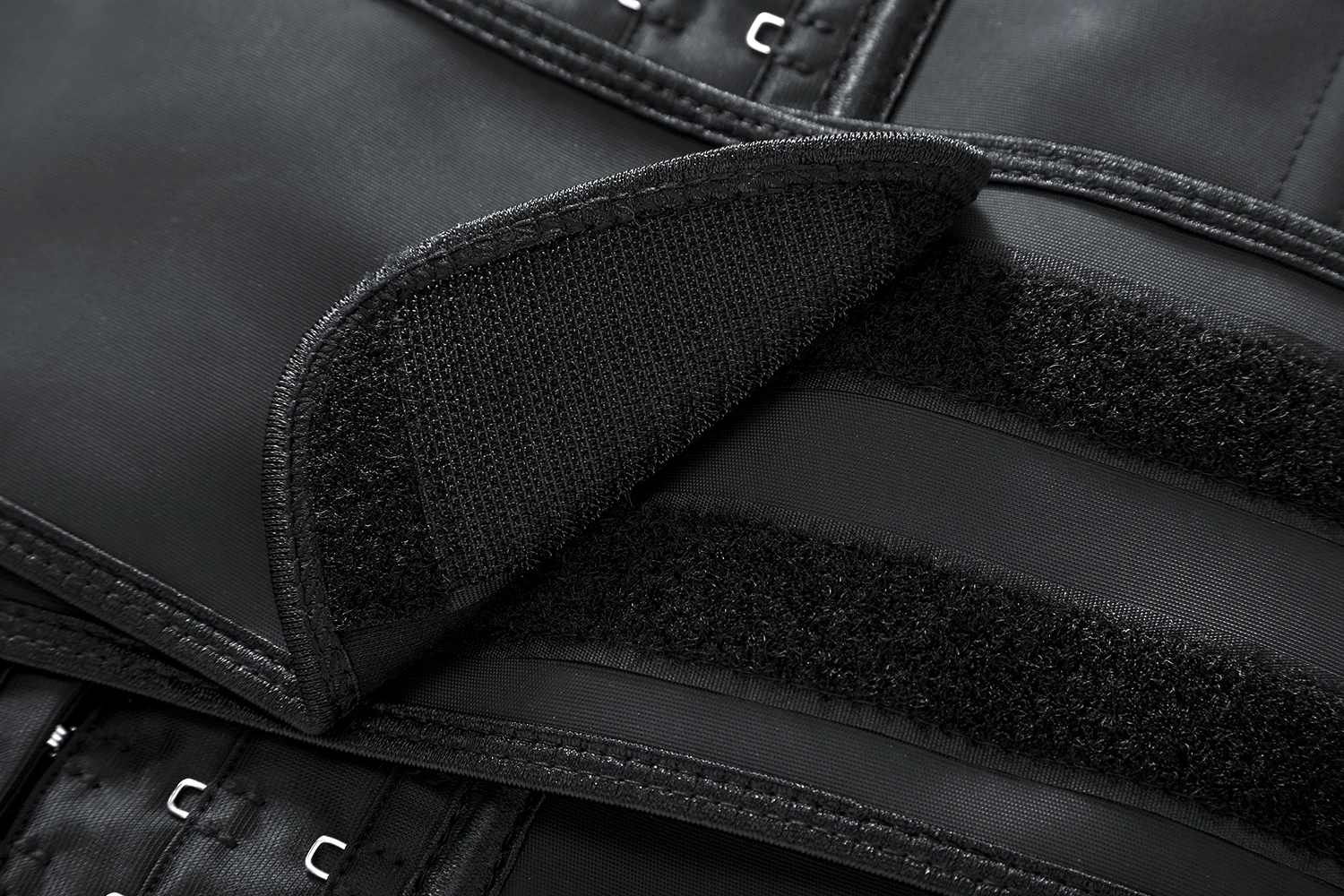 LangQin body shaper vest 2 double belt with hooks design latex Back support waist trainer vest with zipper