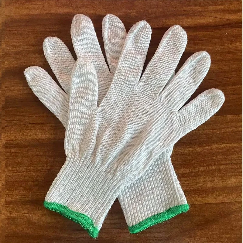 Cheap cotton knitted gloves work Cotton Gloves