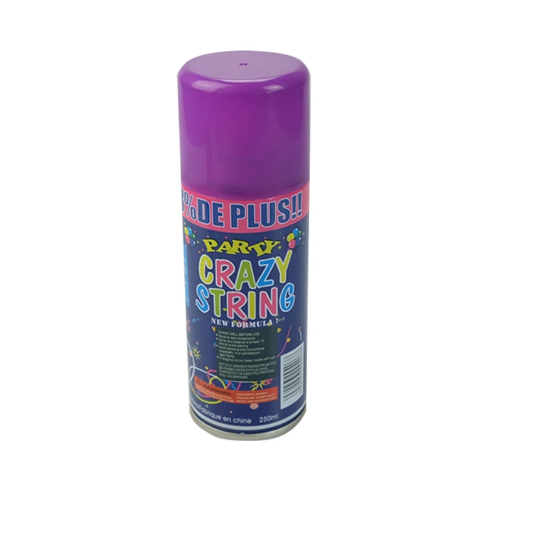 Factory Price Environmental Protection MultiColor Silly Party String Spray
