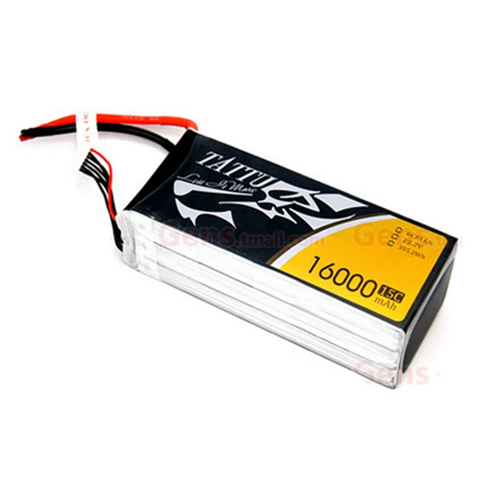 High quality 22.2v rechargeable battery lipo 6s 16000mah for DJI S800 EVO S1000 Gryphon Dynamics X8