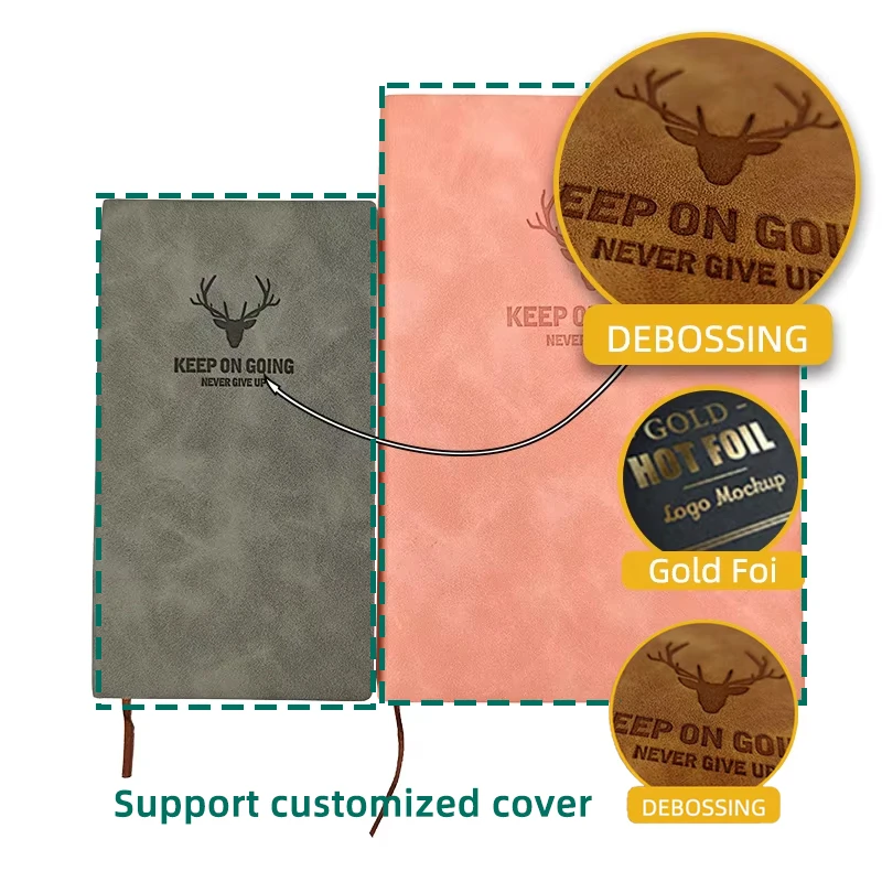 source factory custom leather notebook journal stationery office stationery hardcover notebook a5