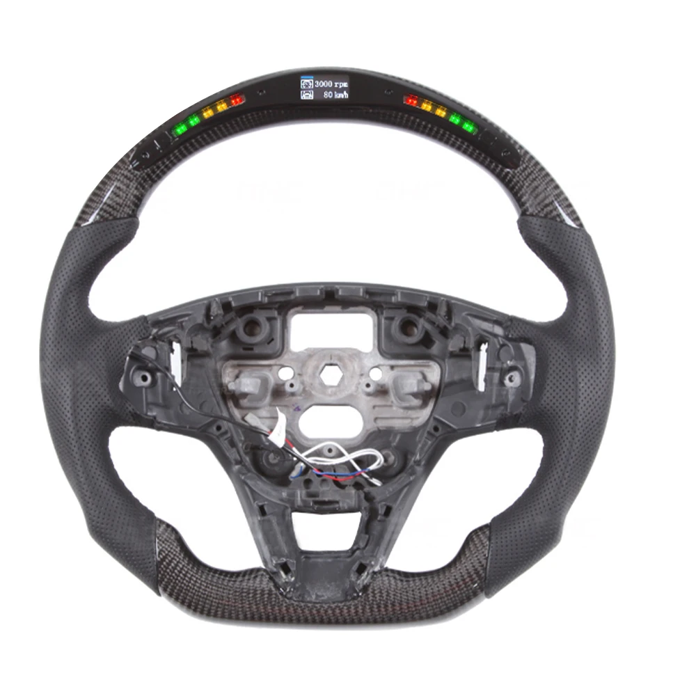 Рулевое колесо из углеродного волокна подходит для Ford Focus Carnival Winged Tiger Mondeo Edge