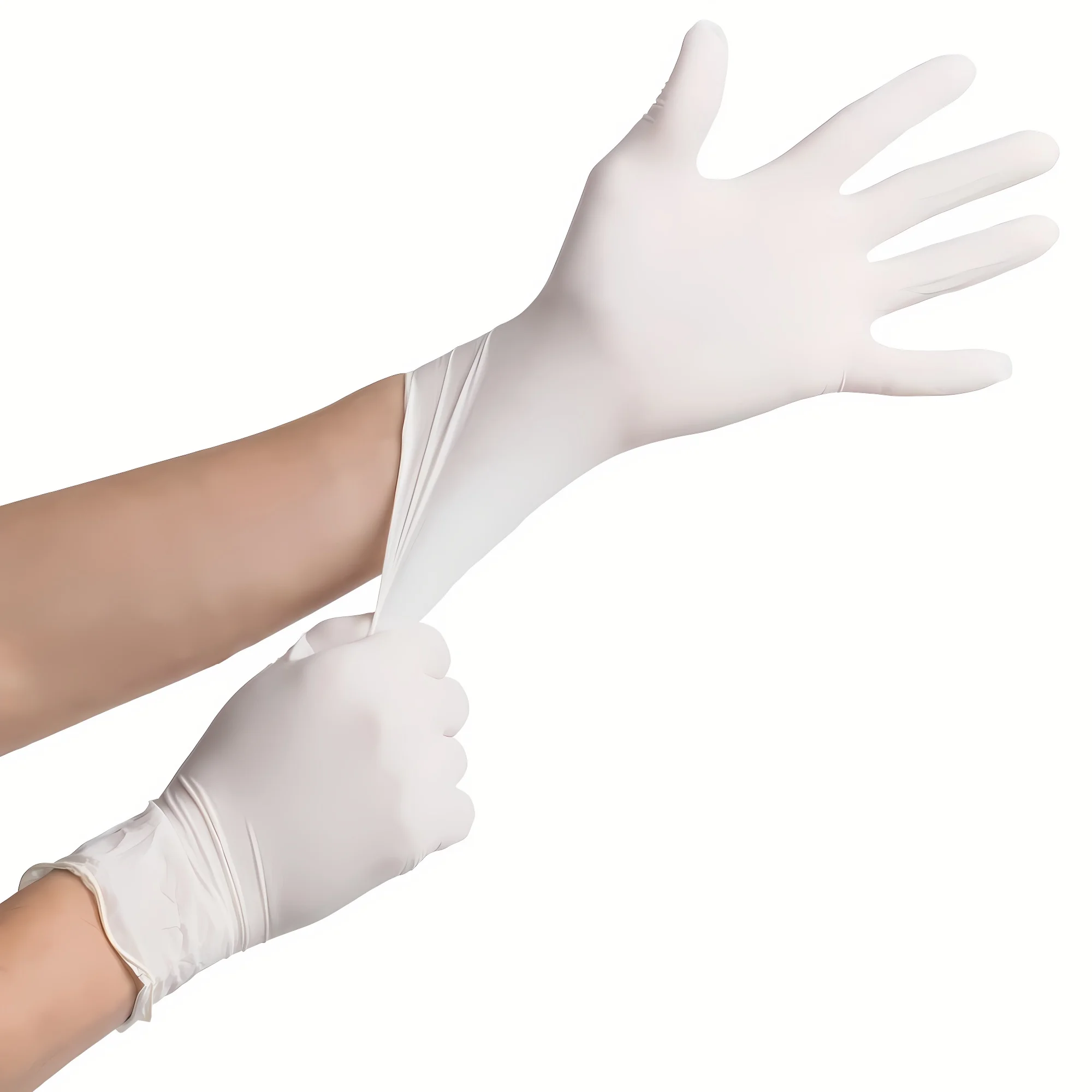 High Quality Customized Logo 13g Knitted Polyester Nylon Ce and  nitrile gloves in china