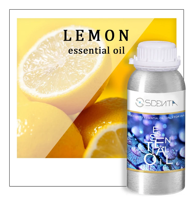 SCENTA Wholesale Fragrance Oils In Bulk Manufacturer Hotel Scent Natural Fruity Lemon Lemongrass 100% Aroma Essential Oil