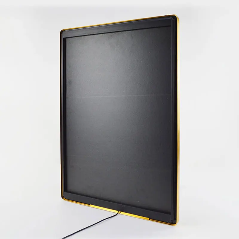 Led picture frames backlit kit cinema light box aluminum alloy light box frame