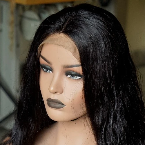 HD LACE FRONTAL WIGS 13*6 WITH ALIGNED CUTICLES LACE FRONT UNPROCESSED VIRGIN NO SHEDDING  HUMAN HAIR WIGS FOR BLACK WOMEN