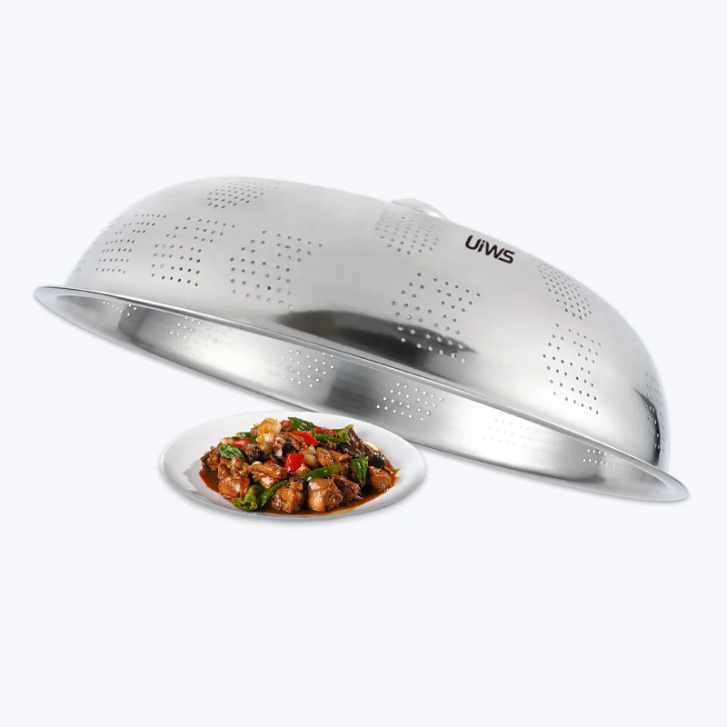 Stainless steel food covers food dust cover dishes anti fly mosquiito metal cover