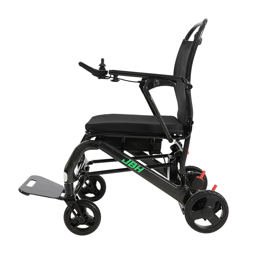 JBH Large load capacity 15.6kg electric wheelchair carbon fiber chair