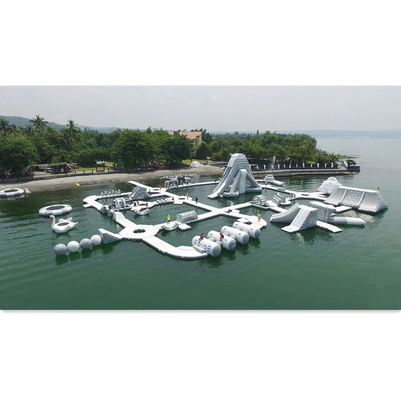 New Giant aquapark Floating Inflatable Water Park, Adults inflatable water sports games,outdoor water toys For Sale