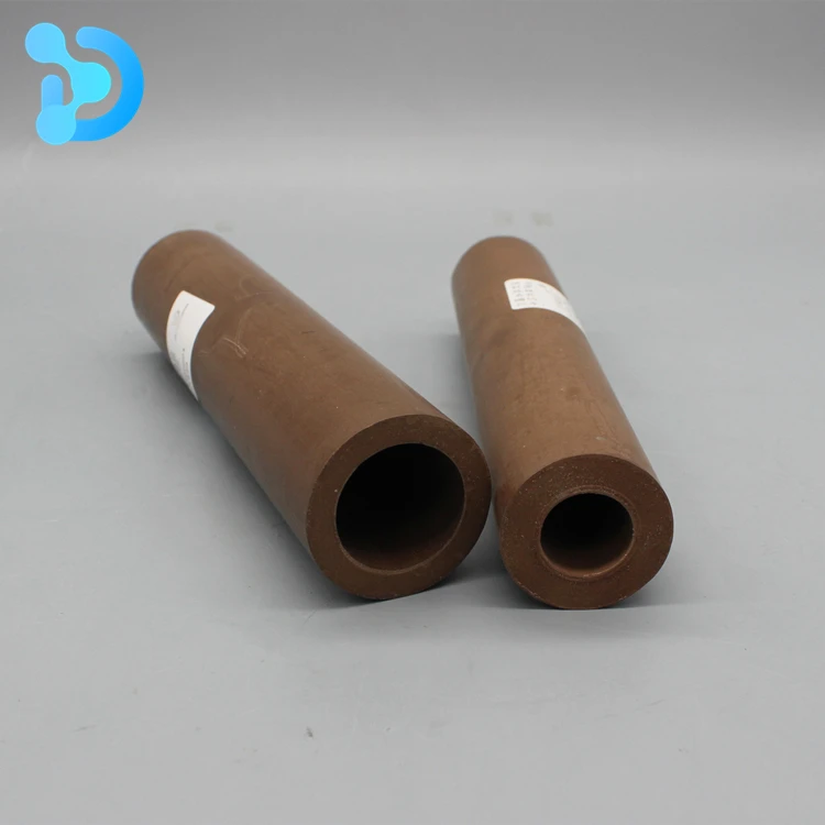 Auto mold PTFE high output cost effective PTFE filled molded tube bronze filled ptfe tube