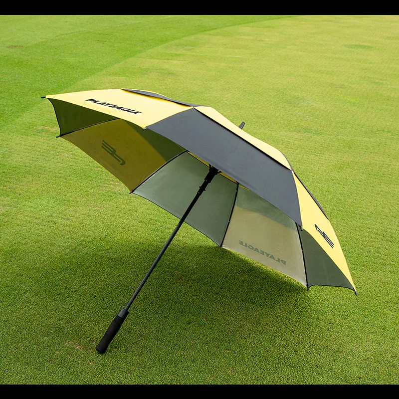 PLAYEAGLE Large 2-layer Golf Umbrellas  Good Wind Resistance Semi-automatic Umbrella