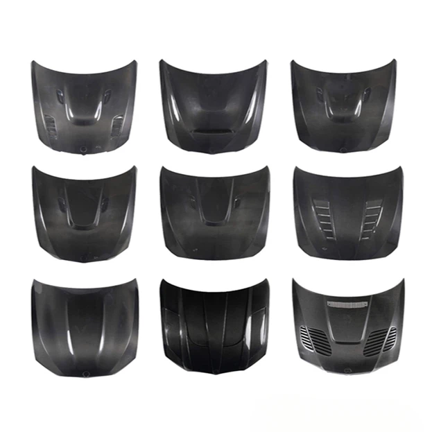 Auto Body Parts Bonnet Engine Cover Front Car Hoods For 1 2 3 4 5 6 Series X5 M3 M4 M5 Carbon Fiber Hood
