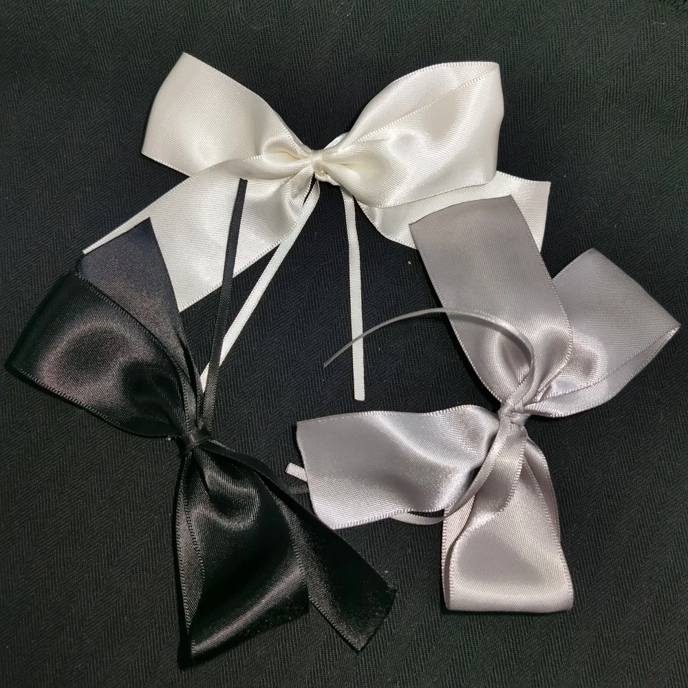 Атласный бант ручной работы, атласная лента, банты, Рождественская подарочная упаковка, шт.