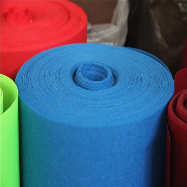 100% polyester felt needle punched nonwoven felt fabric Felt cloth