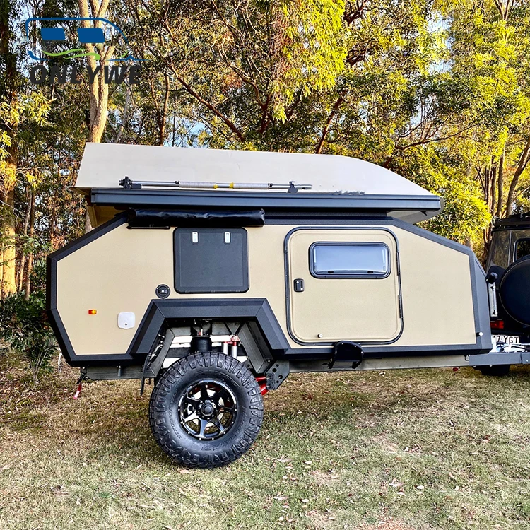  ONLYWE Австралийский мобильный airstream алюминиевый кемперный трейлер для путешествий Кемпинговый