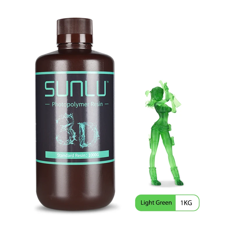 Новый продукт SUNLU, УФ фоточувствительная смола для 3D-принтера, 405 нм, 1 кг, смола для полимерного принтера