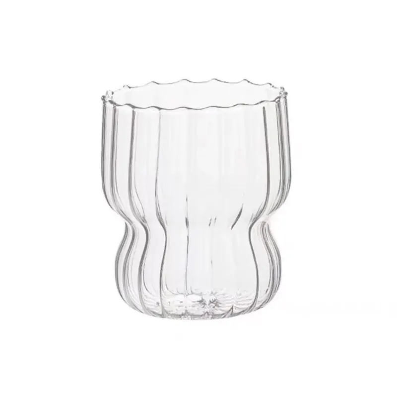 High Quality Heat Resistant Glass Tumbler Cup Durable Borosilicate Glass Mug Kitchen Home Glass Mugs