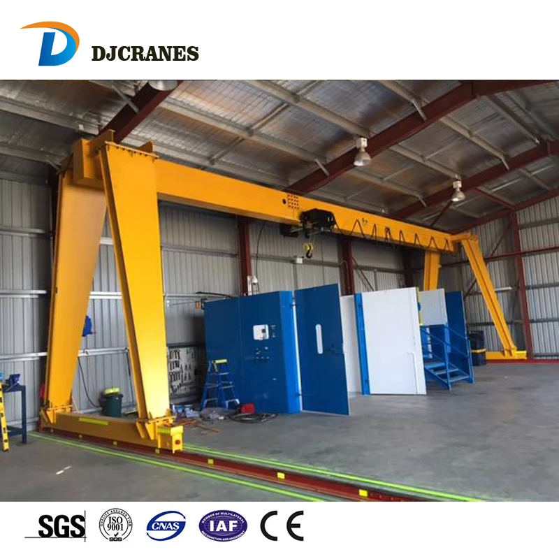Hot sale MH type 3t 5t 10t 15t 20t single girder gantry crane price