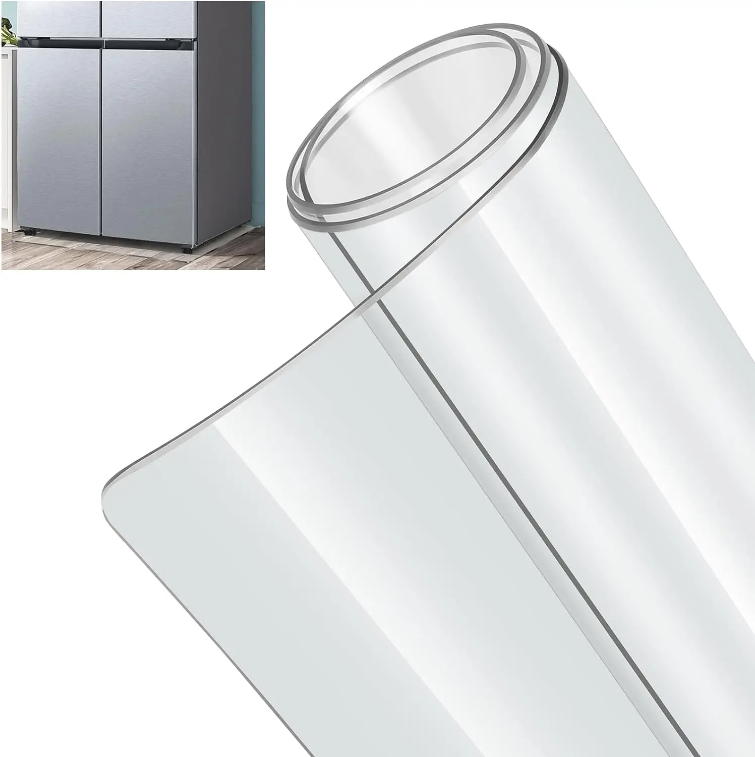 Under Refrigerators PC transparent mat for Floor Surface Absorbent mat Lightweight Washable Floor Mat Polycarbonate
