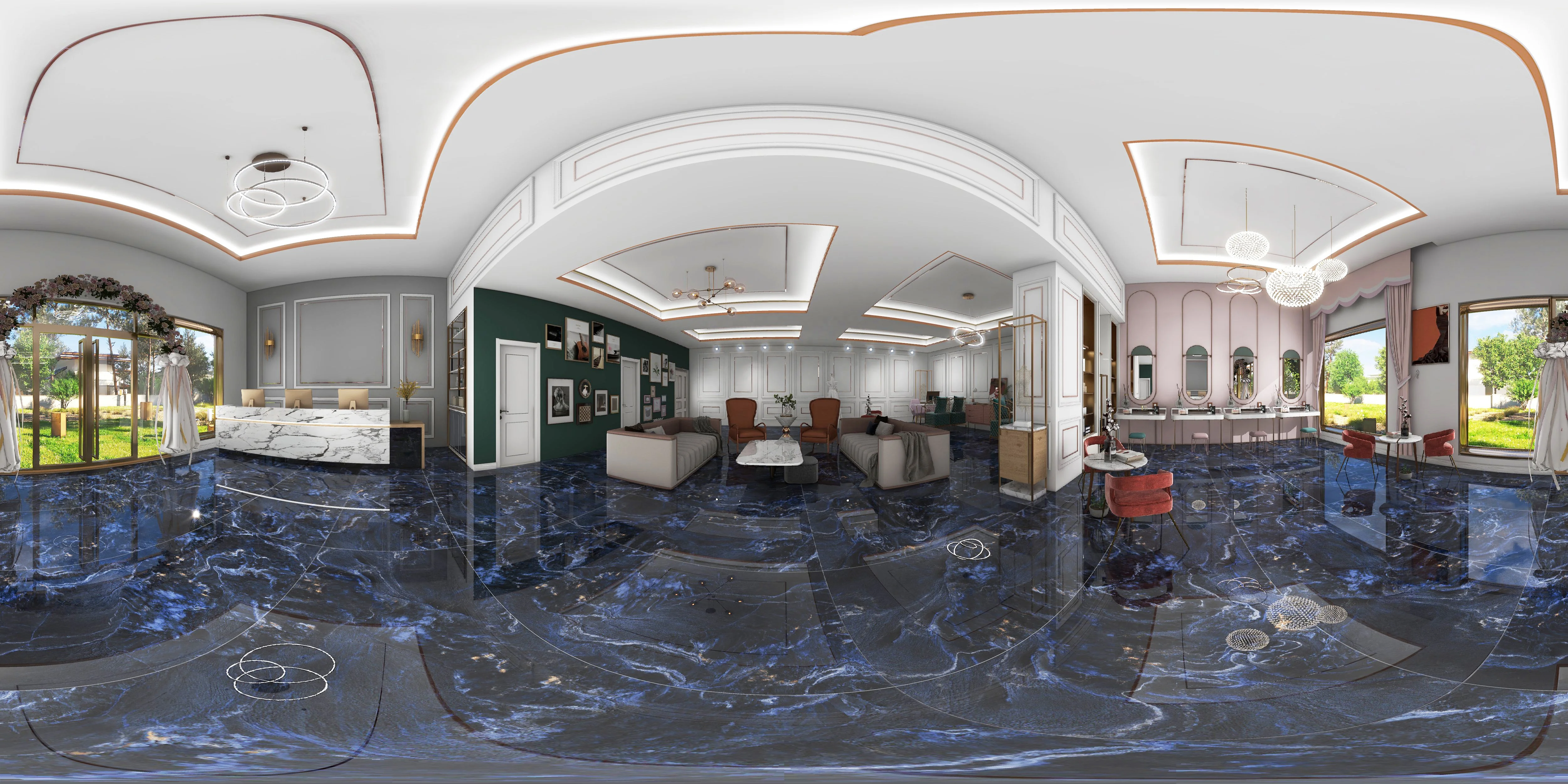 Beautiful design 900x1800mm luxury stone series popular Polished Glazed Porcelain Tile For Interior Wall and Floor