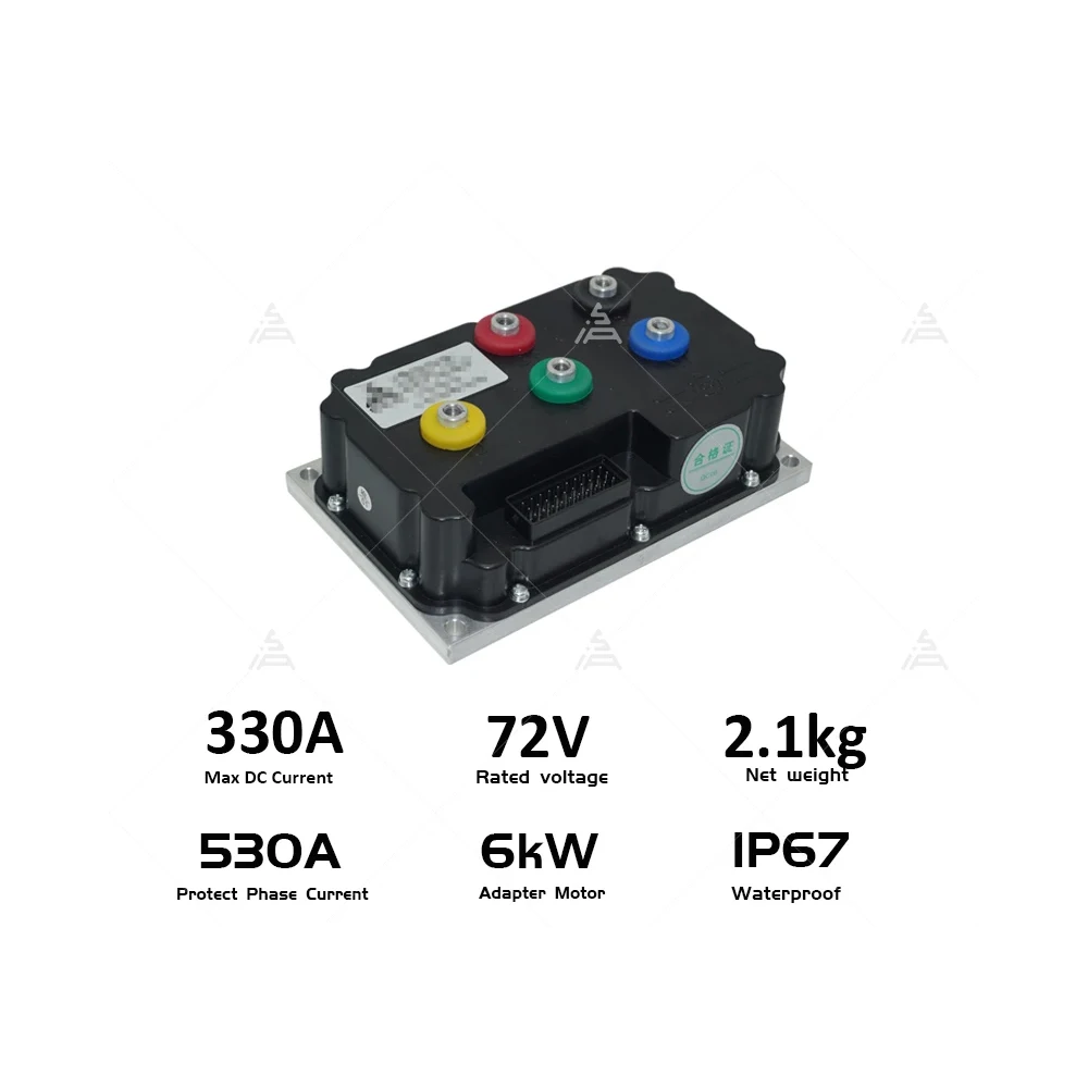 High - Efficiency 72v 6kw motor controller 72V 330A Max DC current programable Cruise Control fardriver 72530