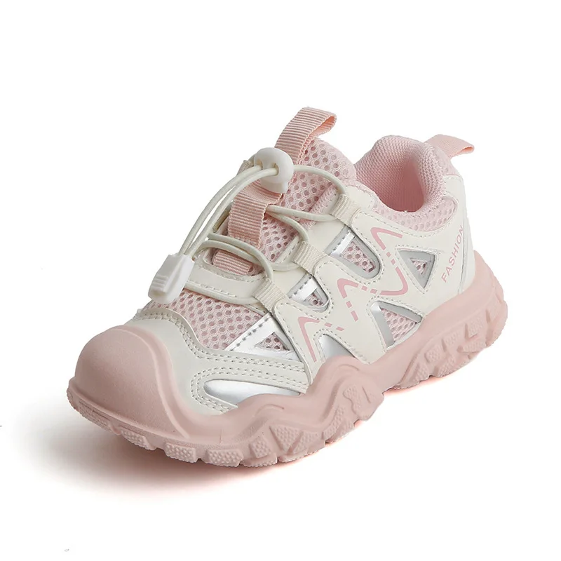 Spring and autumn children fashion comfortable breathable hiking shoes boys and girls simple light sports casual shoes