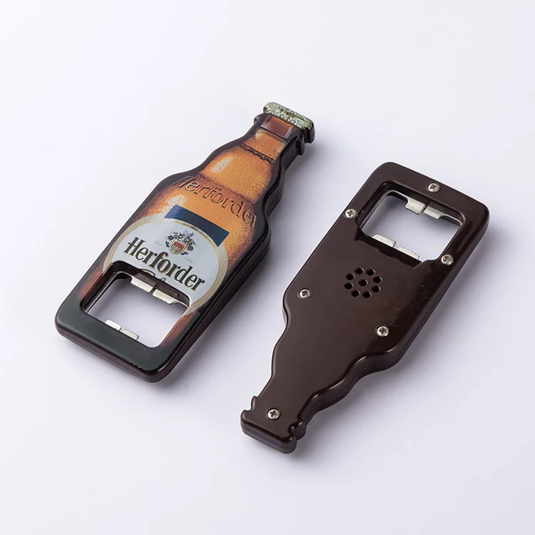 Custom sound bottle opener music beer bottle opener with sound