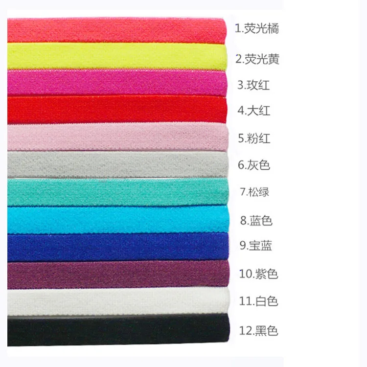 Popular Elastic String Candy Sports Yoga Silicone Headband Running Headband Football Hair Band