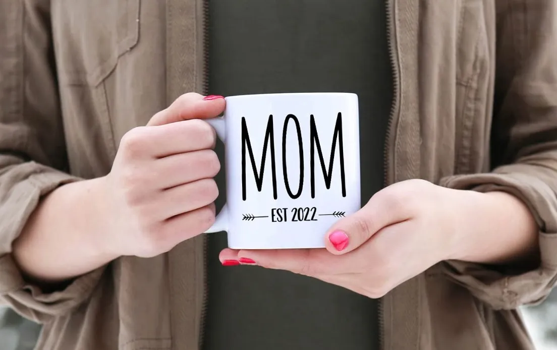 Беременность EST-2022 Новые Мама и папа 325 мл кружка комплект с комбинезоном первым выбором подарочный набор для & ожидали