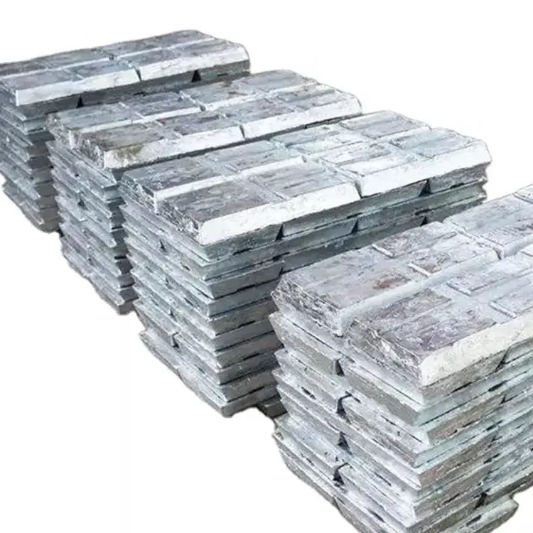 Лидер продаж, высокочистый 99.995% слиток цинка, чистый shg, Цинковый слиток