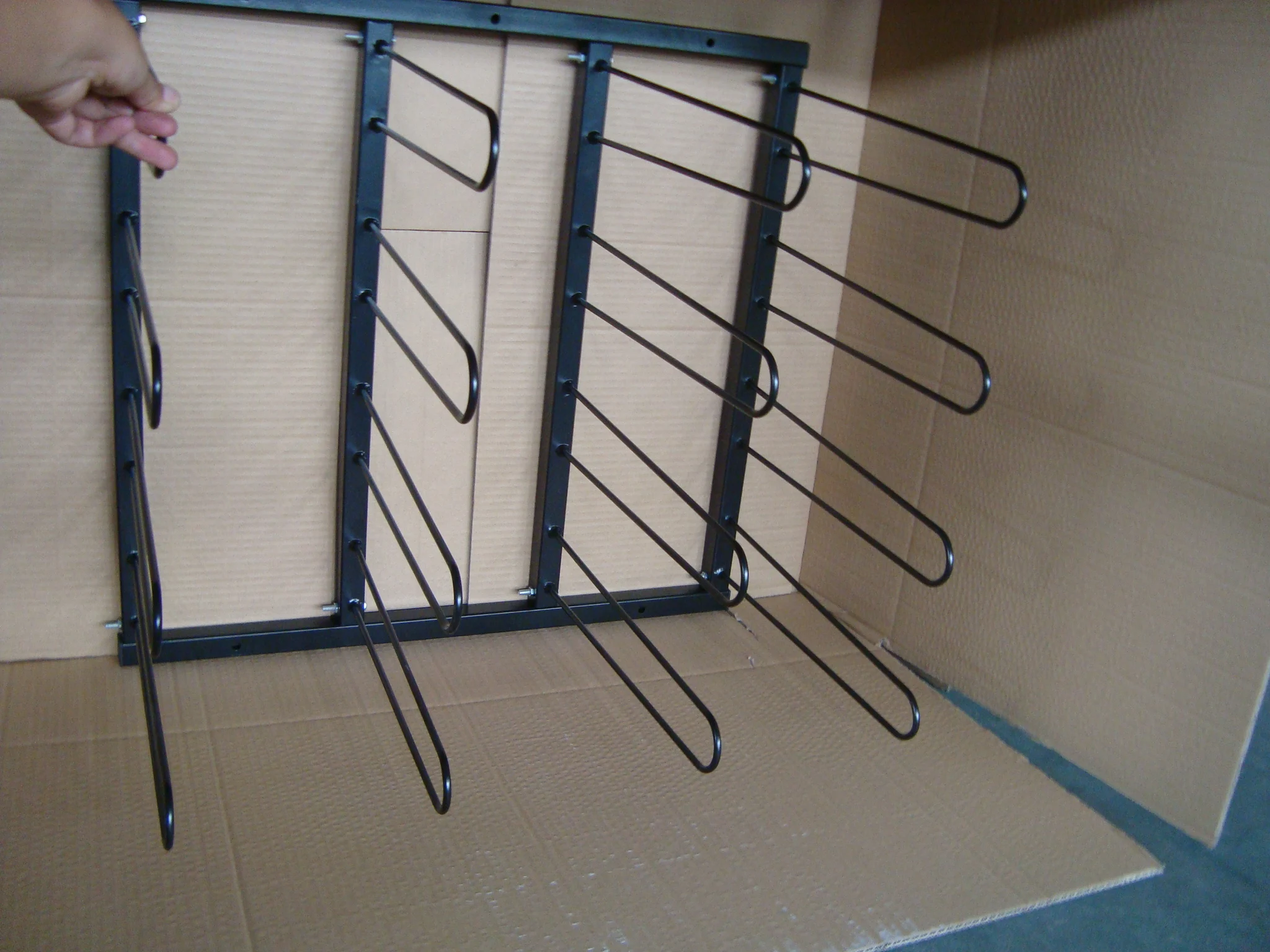 Industrial Wall Mount Vinyl Storage Rack Metal Display Vinyl Roll Wall Rack
