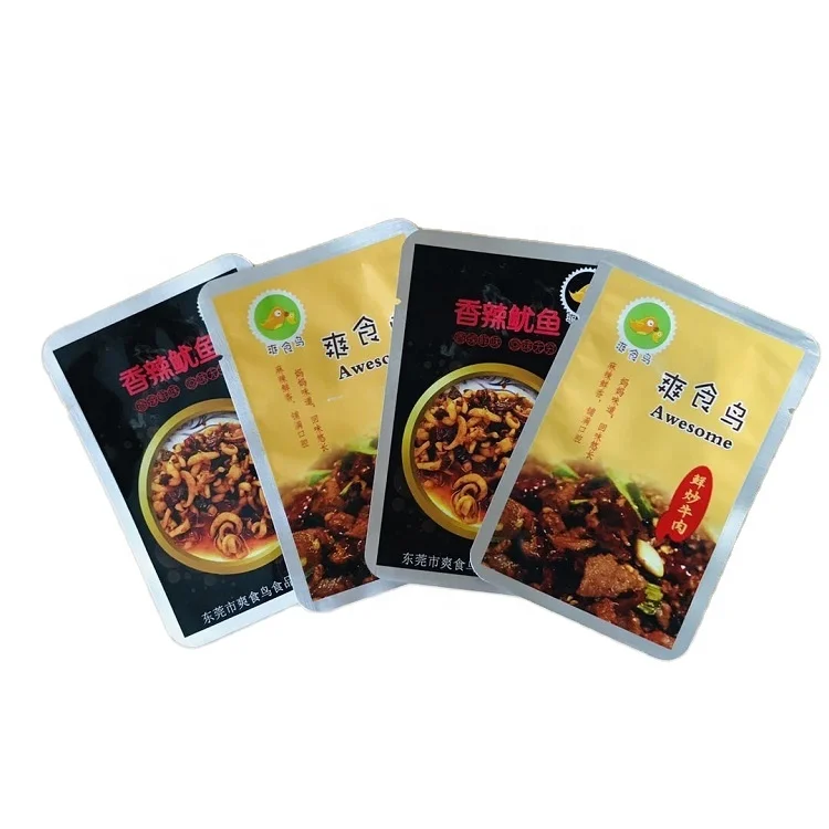 
Custom Eco-Friendly Heat Seal High Temperature Vacuum Meat Fish Chicken Plastic Packaging Bag 