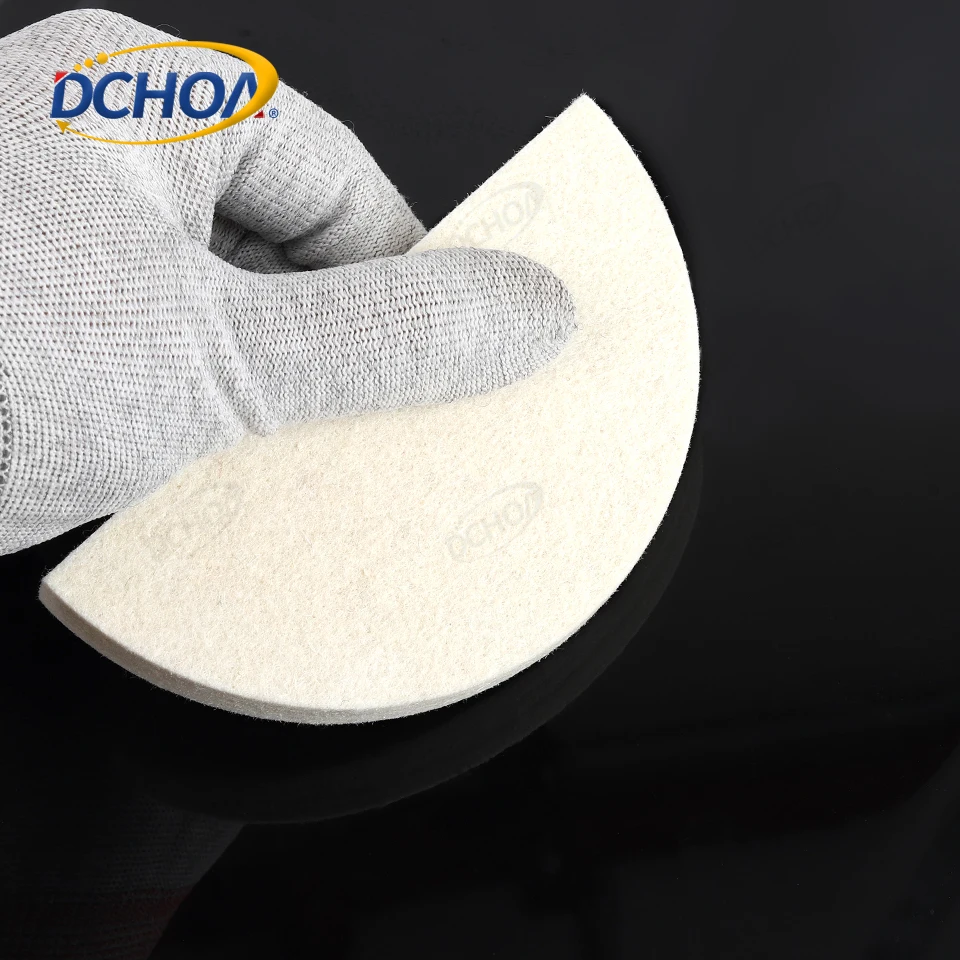 DCHOA Vinyl Wrap Tools Wool Block Squeegee PPF Installation Tool Wool Vinyl Application Squeegee