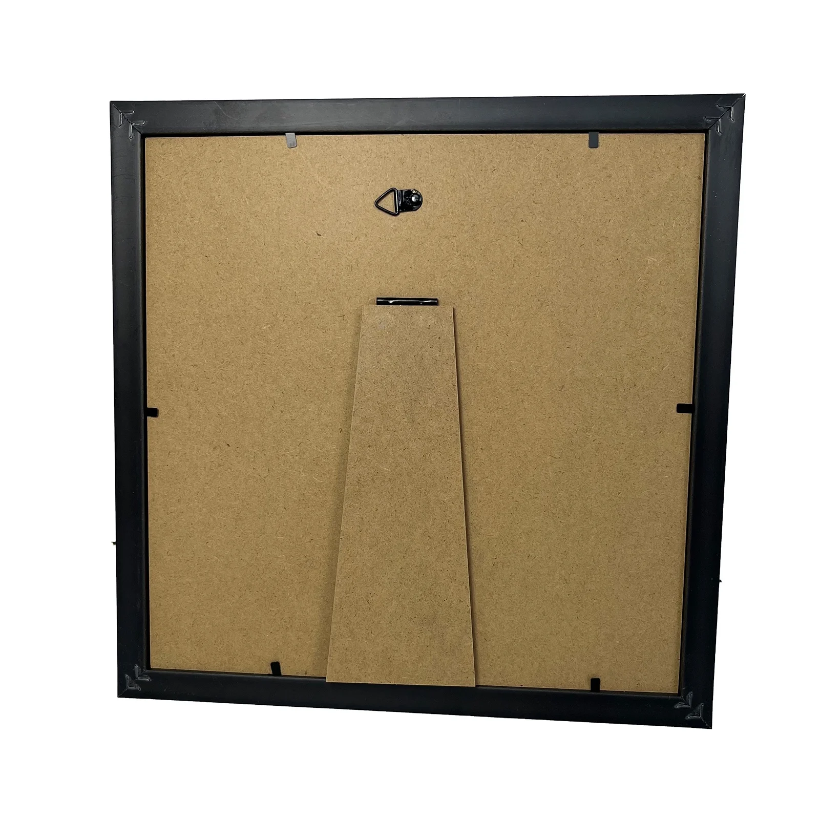 wholesale simple square plastic 8x8 inch tabletop teak wood 3D deep shadow box frame