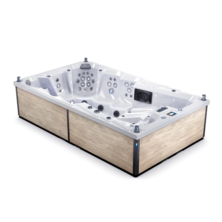 Large 9 Person Commercial Acrylic Air Massage Qutdoor Party Hot Tub Spa