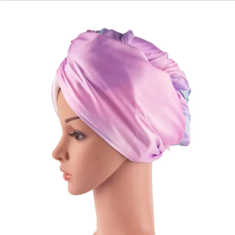 Factory microfiber turban microfibre hair towel custom logo wrap luxury satin silk hair towels quick dry towel for hair