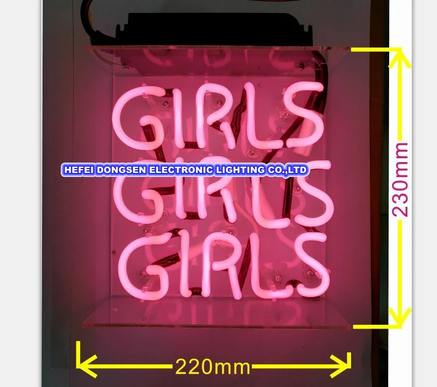 Girls Girls Girls Neon Sign