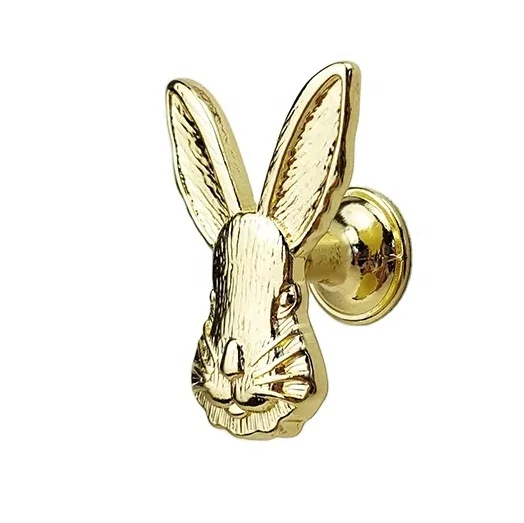 Ручки для шкафа с кроликом новая детская металлическая ручка ящика