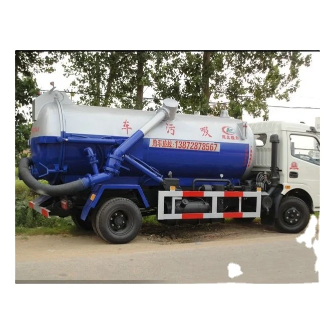 Продажа с завода, септический резервуар на 4000 литров, вакуумный грузовик для всасывания сточных вод