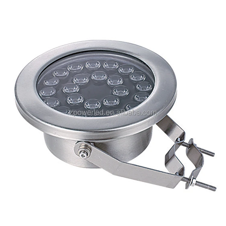 Factory Price Stainless Steel Waterproof IP68 18W Underwater Pool DMX RGB LED Fountain Light