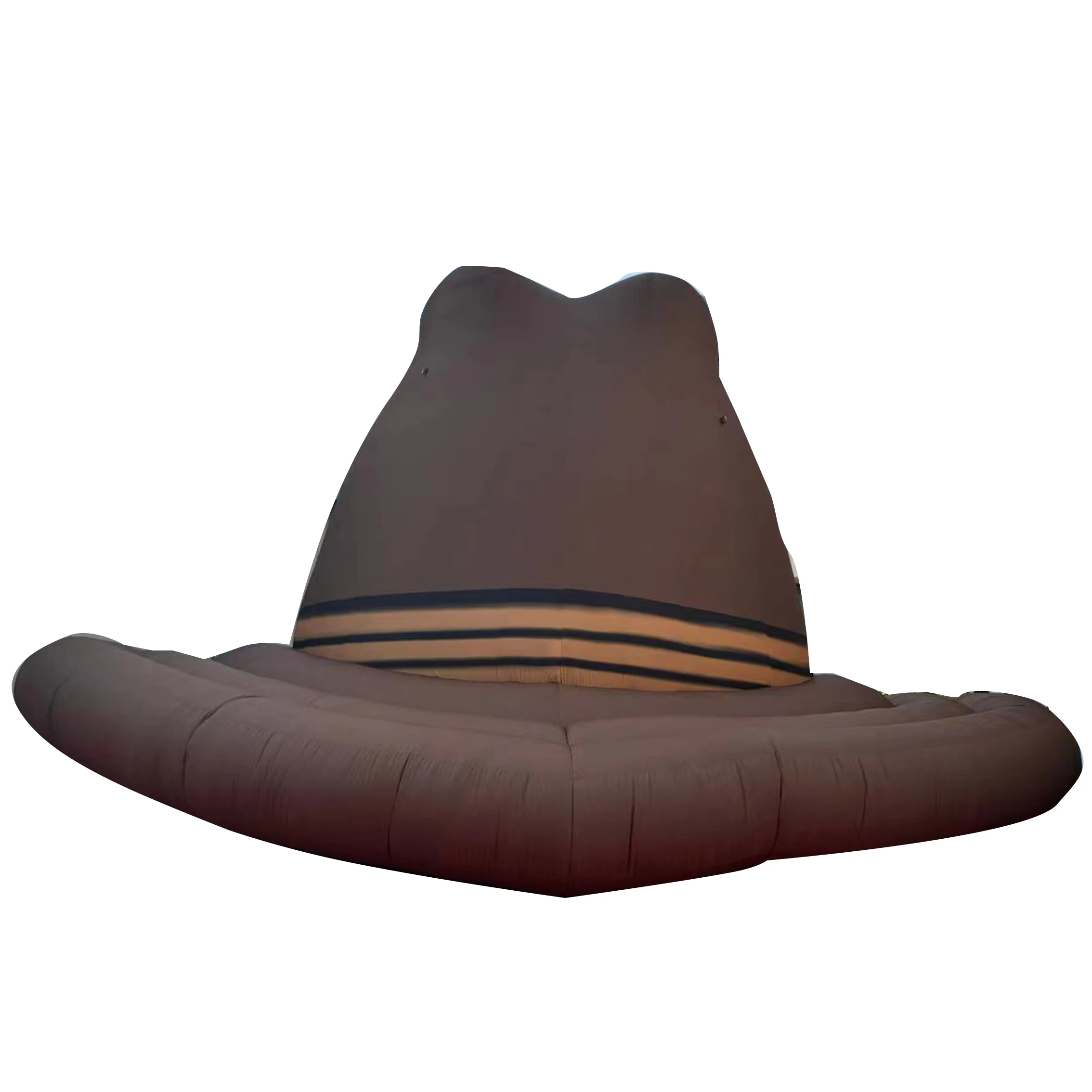 High quality PVC inflatable cowboy hat durable PVC blow up cool hat giant cowboy hat for events