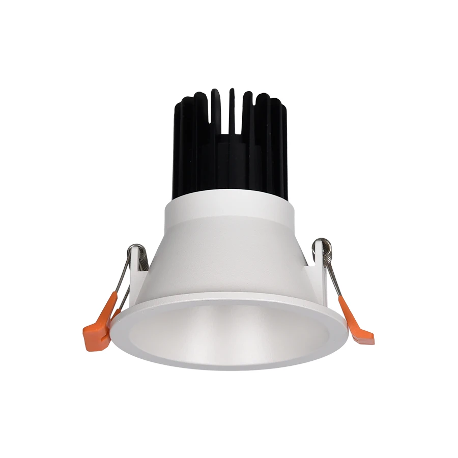 
Wholesale modern design round aluminum alloy shell dimmable embedded LED ceiling light COB downlight 