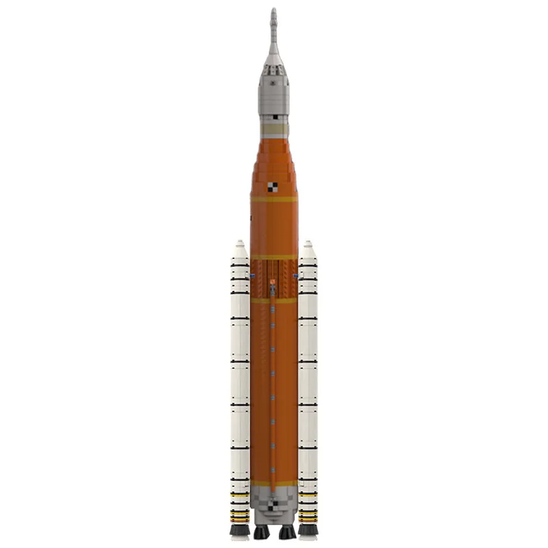 MOC-28893 Space Launch System SLS Rocket (1:110 Saturn V scale) 10341 2392pcs/set Building Blocks Set Bricks Toy Gifts