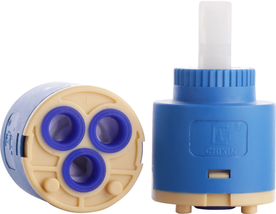 Пластиковый керамический кран-картридж 35 мм с одним уплотнением