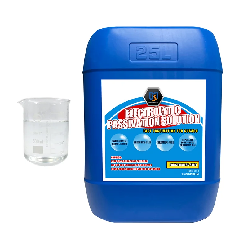 Stainless steel electrolytic anti rust slolution passivation agent